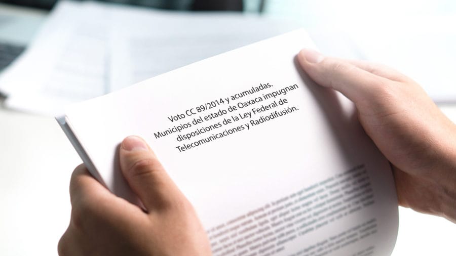 CC 89/2014 y acumuladas. Municipios del estado de Oaxaca impugnan disposiciones de la Ley Federal de Telecomunicaciones y Radiodifusión. Acumuladas municipios del estado de Oaxaca
