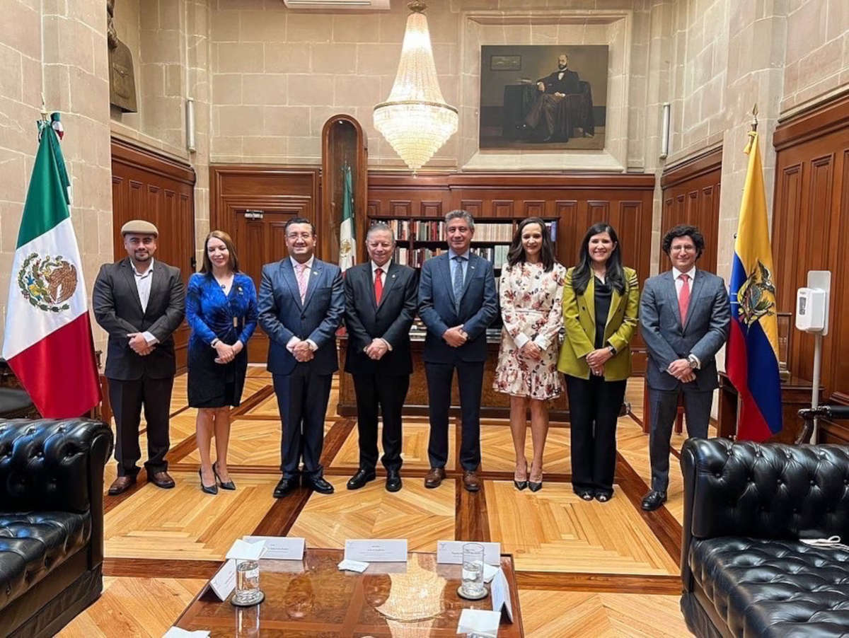 Diálogo con los presidentes de la Corte Nacional de Justicia y del Consejo de la Judicatura de Ecuador 1